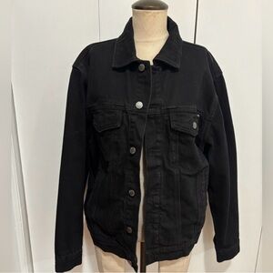 THRILLS Black Denim WANDERER Jacket - Men’s Small